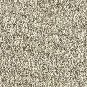 Close-up of a textured beige carpet sample