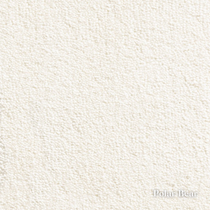 Close-up of a textured white fabric with 'Polar Bear' branding.
