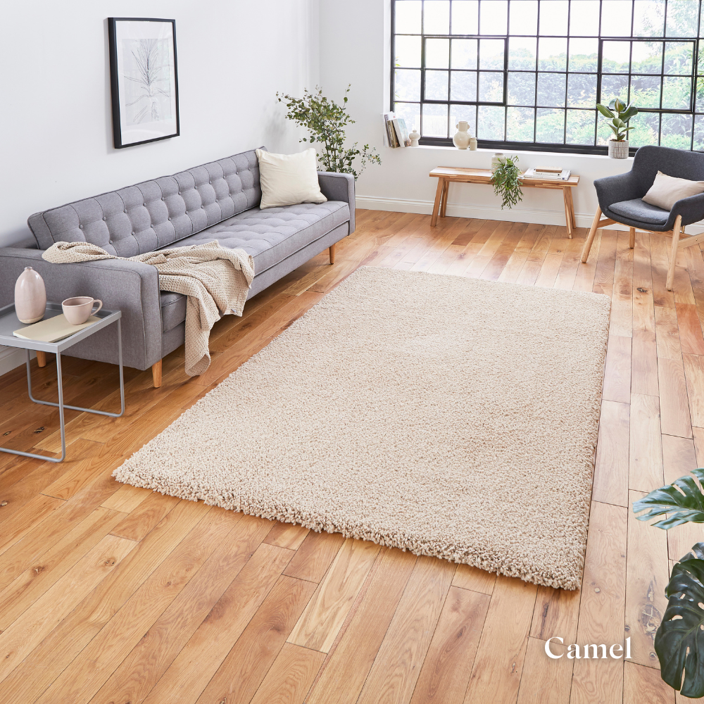Introduce style with the Sierra Plain Shaggy Machine Made Rugs range with ultra soft pile, textured feel and durable machine made quality.