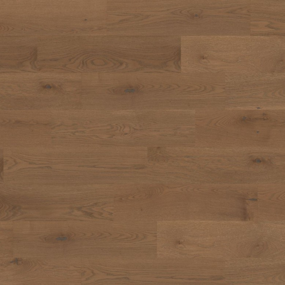 The Smoked White Oak Engineered Flooring - 15mm features rich smoked tones, soft white grain, easy installation and durable European design