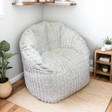 The Snug Milano Cord Bean Bag in Beige offers a deep-seated design, plush comfort, incredibly soft corduroy fabric