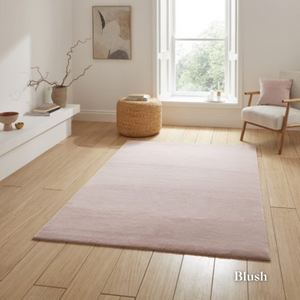 Add minimalist design with the Snug Rug Plain Machine Made Shaggy Rugs range with ultra soft plush pile, polyester and durable machine made quality.