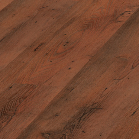 The Sound Blues Chestnut Laminate Flooring - 12mm, AC5-rated, easy Express Click installation and underfloor heating compatible.