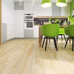 The Sound Soul Oak Laminate Flooring - 12mm, AC5-rated, 3D texture, seamless installation, and underfloor heating compatible.