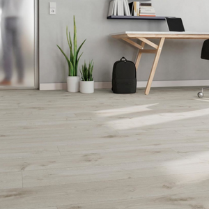 The Stone Oak Laminate Flooring - 12mm: AC6-rated, water-resistant, easy Express Click installation and a 40-year warranty.