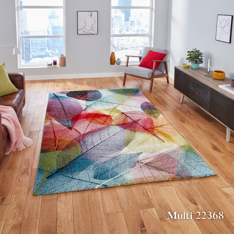 Upgrade you home with the Sunrise Modern Abstract Machine Made Rugs Range featuring bold abstract design, hand carved texture and stain resistant softness.