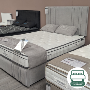 The Talbot Bumber Bed Set features a classic Talbot headboard with dual comfort Ortho Rest mattress and reinforced divan base, perfect to complete any room!