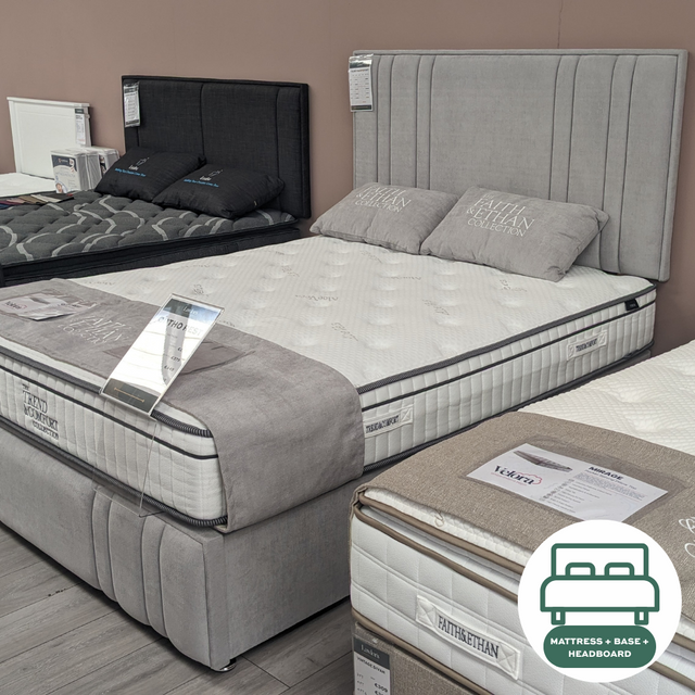The Talbot Bumber Bed Set features a classic Talbot headboard with dual comfort Ortho Rest mattress and reinforced divan base, perfect to complete any room!