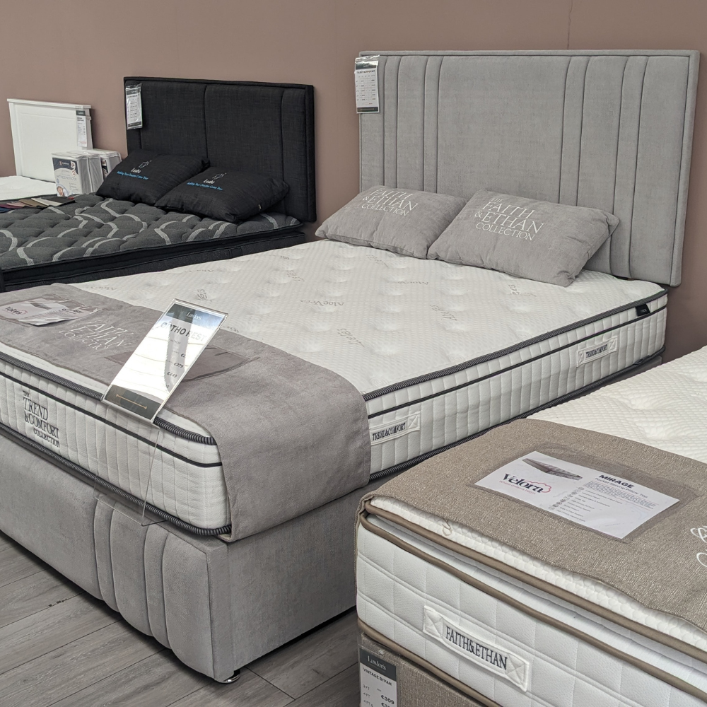 The Talbot Bumber Bed Set features a classic Talbot headboard with dual comfort Ortho Rest mattress and reinforced divan base, perfect to complete any room!