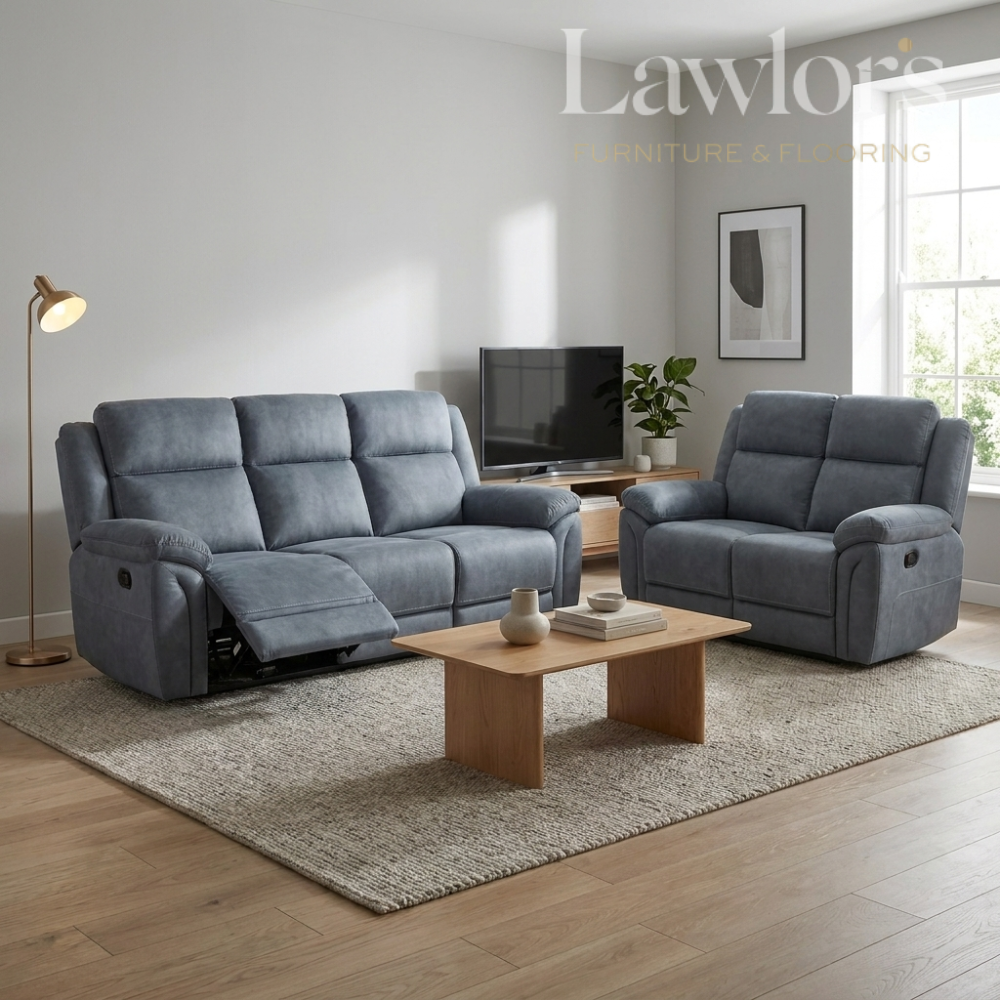 Telford Recliner Sofa Set 3+2 - Grey
