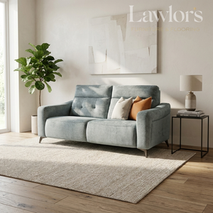 Gray 3 seater sofa in a living room