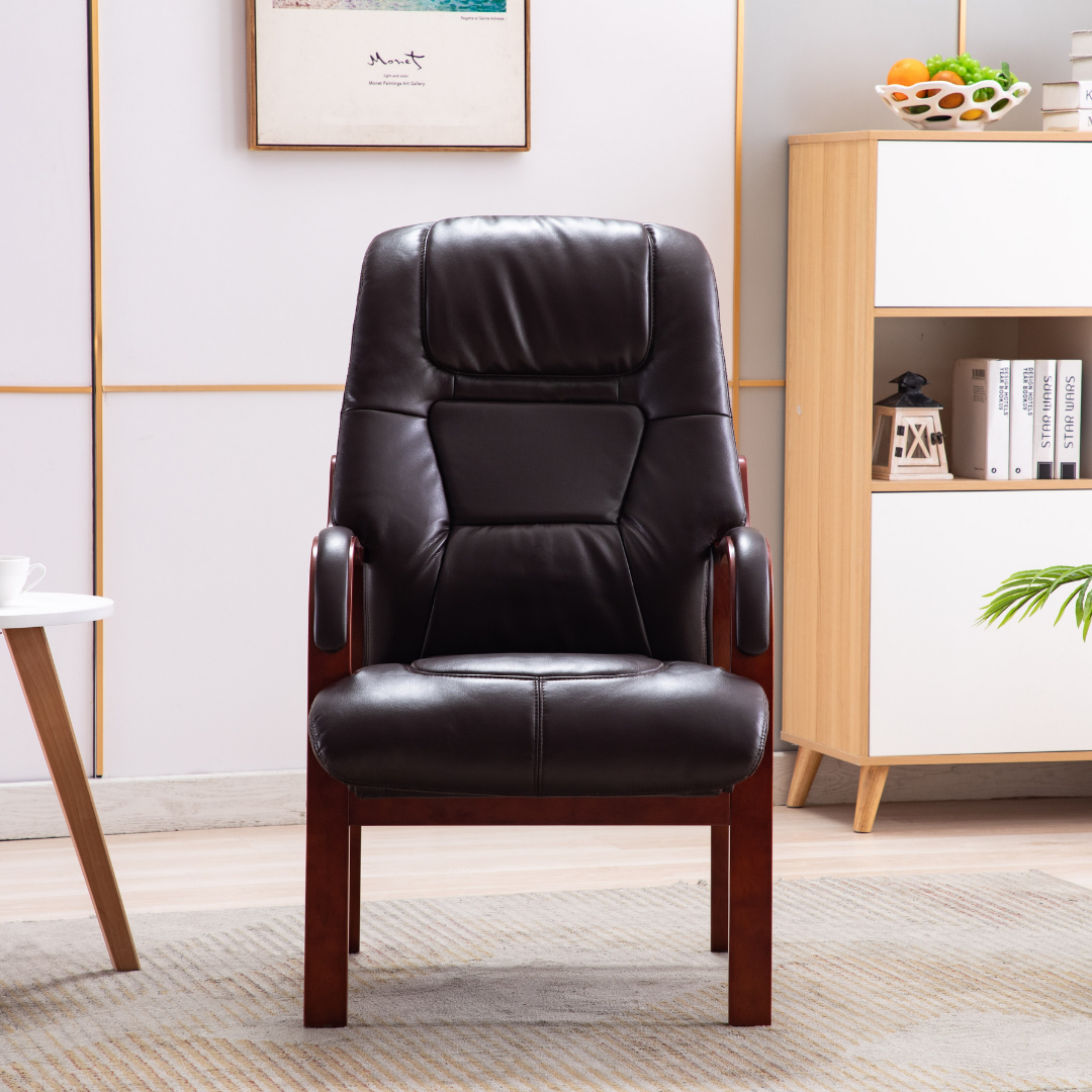 This Orthopaedic Chair is designed for stability and extra comfort with the padded arm rest sitting on the wooden finished legs, the Orthopaedic Chair is a superb addition to any modern home.