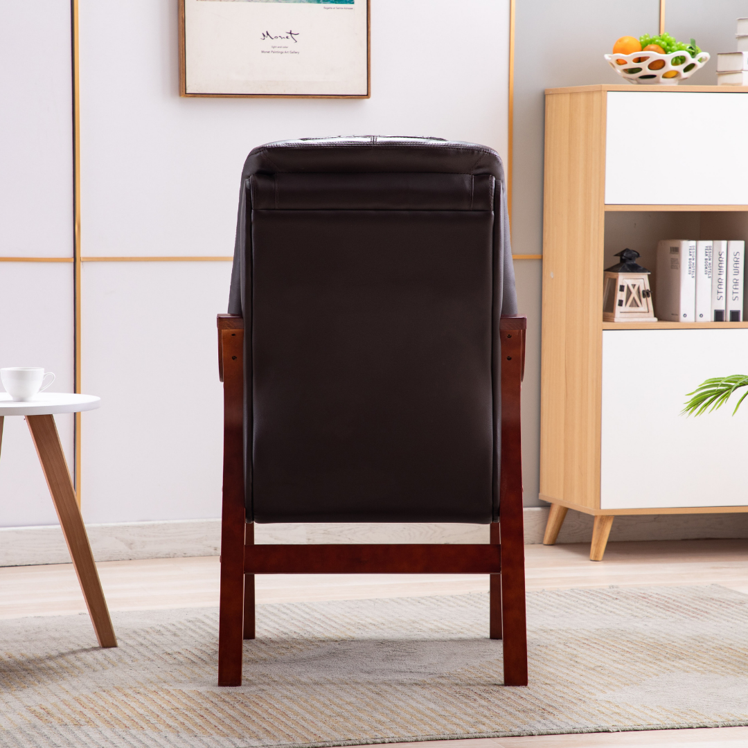 This Orthopaedic Chair is designed for stability and extra comfort with the padded arm rest sitting on the wooden finished legs, the Orthopaedic Chair is a superb addition to any modern home.