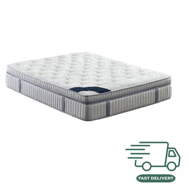 The Velora Malta Bed Mattress offers soft to medium support with high loft quilting, edge to edge foam encasement and breathable visco knit fabric