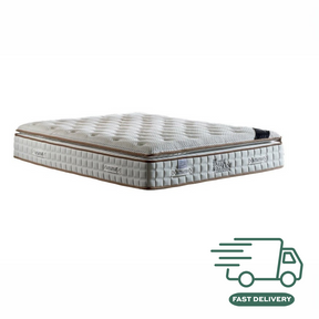 The Velora Mirage Bed Mattress features 1,500 pocket springs, memory foam and pillow top, offering support, softness and luxury in every detail