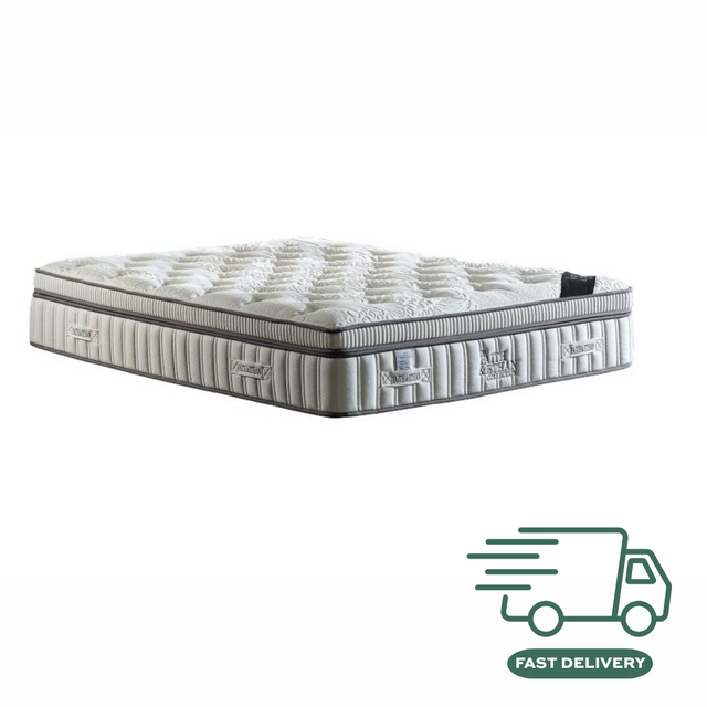 The Velora Munich Bed Mattress is a top seller with 1,500 pocket springs, Euro box top, edge support, luxury knit fabric and hypoallergenic