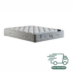 The Velora Sunset Bed Mattress features quilted Bonnell spring, PU foam, breathable knit fabric, antibacterial, supportive and built to last