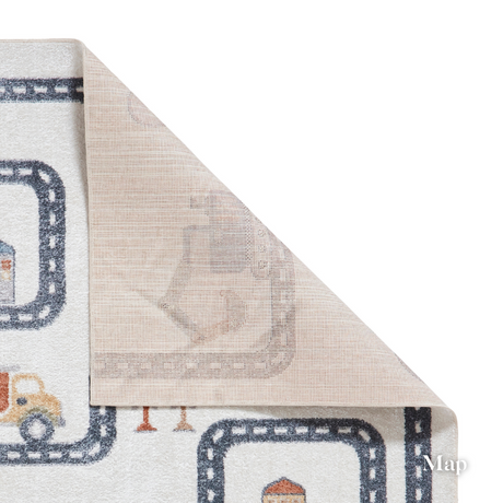 Add joy with the Vida Kids Collection Machine Made Rugs featuring playful designs like lions, pandas & rainbows while also being soft and durable