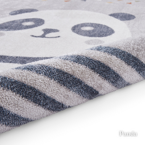 Add joy with the Vida Kids Collection Machine Made Rugs featuring playful designs like lions, pandas & rainbows while also being soft and durable