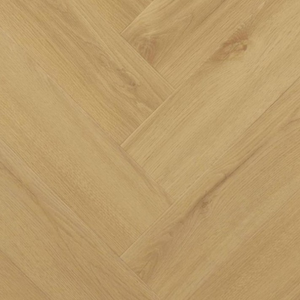 The Virgin Oak Herringbone SPC Flooring features a timeless oak design, suitable for underfloor heating, Titanium Nano finish and a 25 year warranty