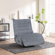 The Viva Swivel Recliner Chair in Grey features swivel and recline functions, soft ribbed fabric and mobile phone holder.