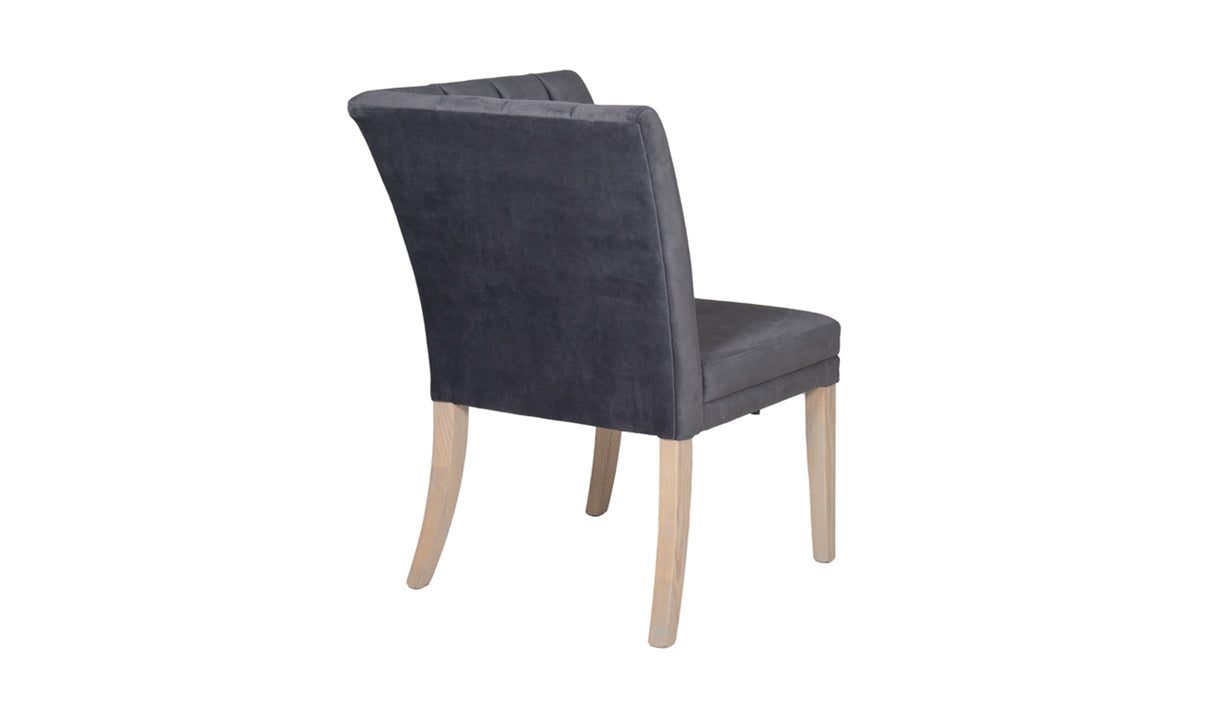 Vermont Corner Section of Bench 680 - Dark Grey