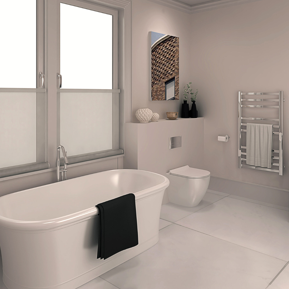 The Aquaply Harmony Irish Cream wall panel brings a light modern finish with easy installation, antibacterial protection and a 35 year guarantee