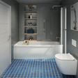 The Aquaply Origins Oyster Marble wall panel brings grey and green tones with easy installation, antibacterial protection and a 35 year guarantee