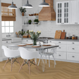 The Warren Oak Herringbone Flooring - 12mm features AC4 durability, easy Doc Loc installation, underfloor heating compatible.