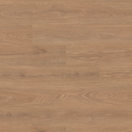 The Wheat Cornforth Oak Laminate Flooring - 8mm features natural warmth, AC4 durability, antibacterial, and easy 1Click 2Go installation