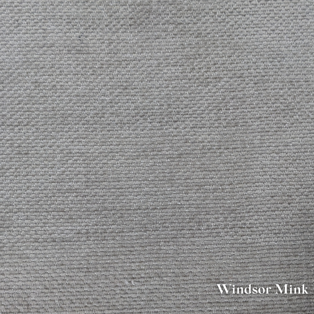 Windsor Mink fabric swatch, a soft neutral mink brown, available for Faith & Ethan Headboards and Divans