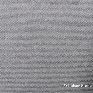 Windsor Stone fabric swatch, a warm grey with woven texture, available for Faith & Ethan Headboards and Divans