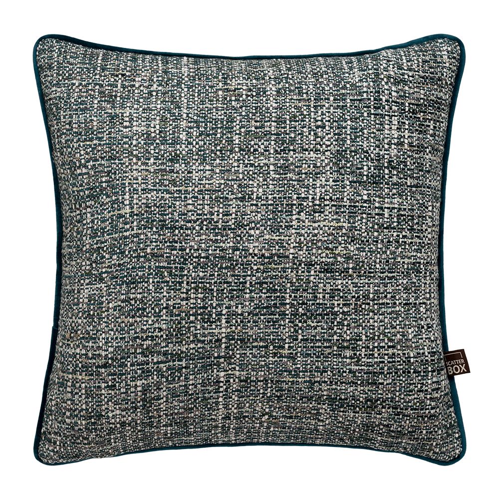 Scatter Box Cushion - Beckett, Green/Teal 43 x 43cm