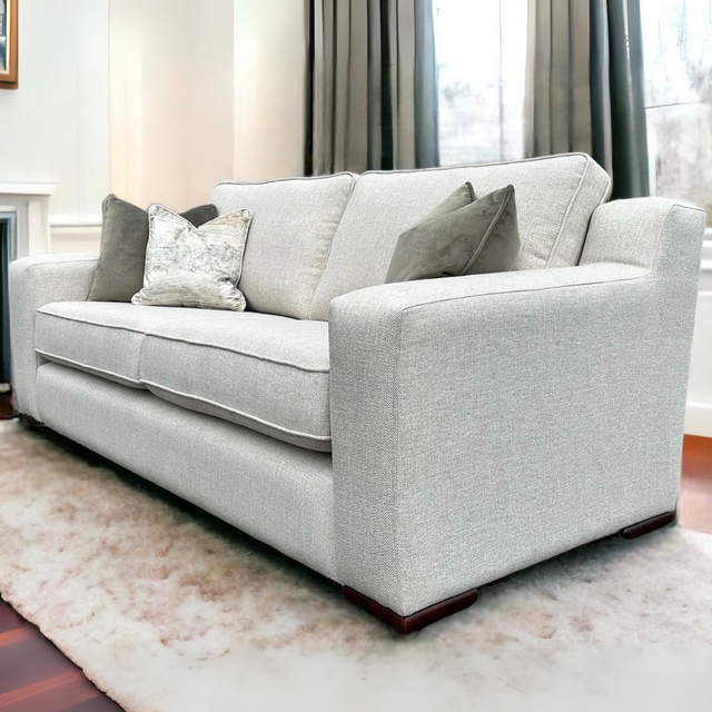 The Alice Fabric Sofa is handmade in Ireland featuring aqua clean materials for easy cleaning with entirely custom choices.