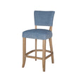 Blue Velvet Bar Stool