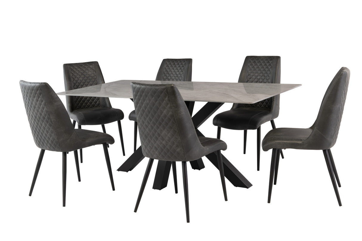 Clara Dining Table - Rebecca Grey