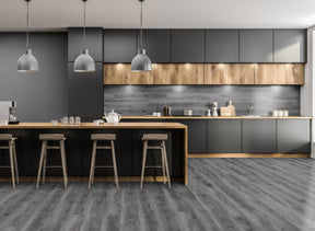 Tomahawk Oak Laminate Flooring - 8mm, realistic wood look, anti-slip R10, AC4 wear rating, 20-year guarantee, perfect for home or commercial use, easy installation.