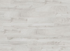 The Fresco Snow Gloss Laminate Flooring – 8mm features high-gloss woodgrain, AC4 wear rating and underfloor heating compatible