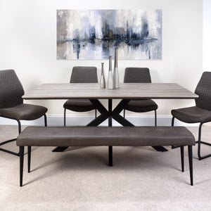 Malin Dining Table 1.8M Grey