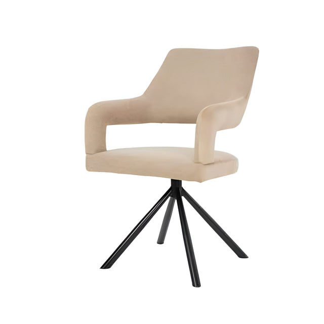 BELLE-Two-tone-360-swivel-Dining-Chair