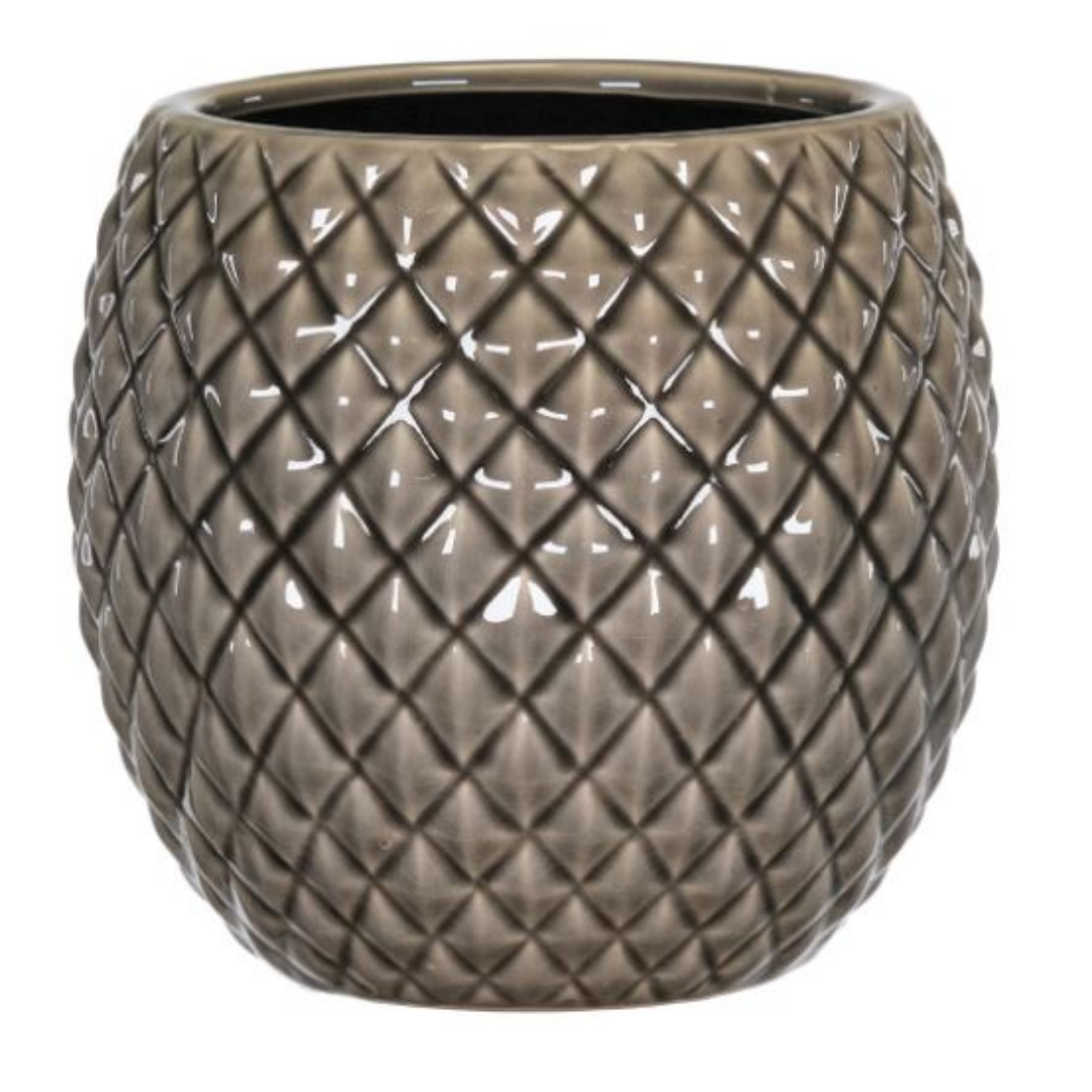 grey planter