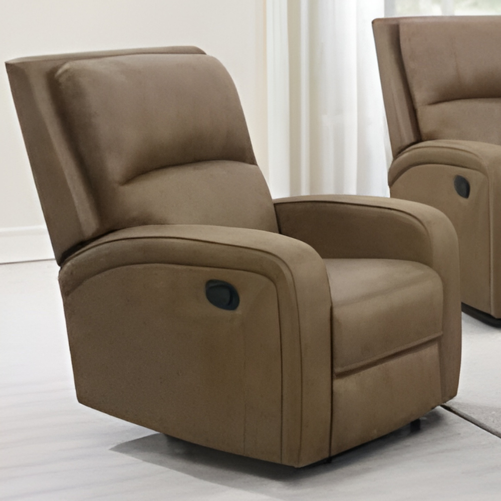 Rowen Manual Recliner Sofa - Tan
