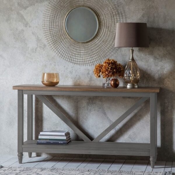 Gallery™ Cookham Trestle Console Table Grey