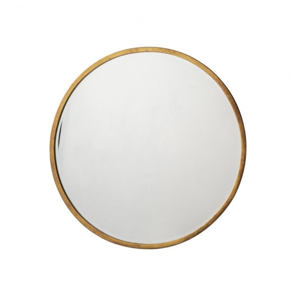 Gallery™ Higgings Round Mirror Antique Gold