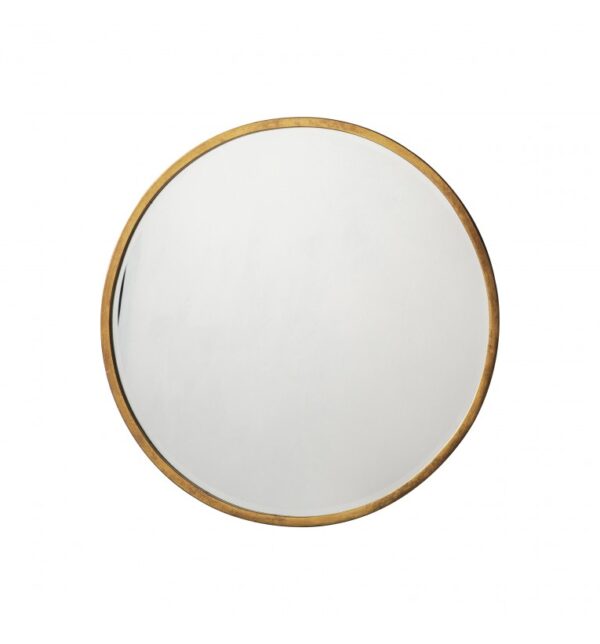 Gallery™ Higgings Round Mirror Antique Gold