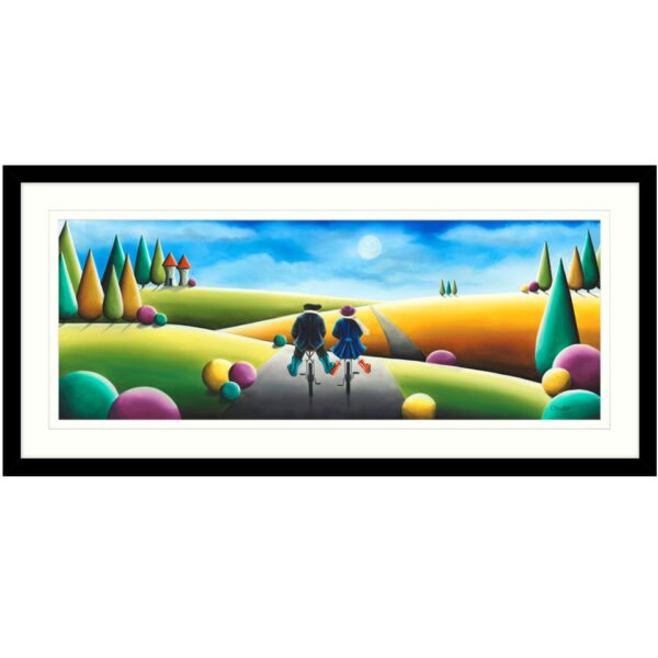 I'd go anywhere with you framed painting