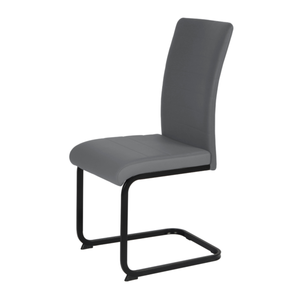 Lucy PU Dining Chair Grey
