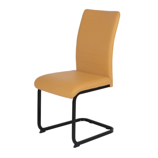 Lucy PU Dining Chair Yellow