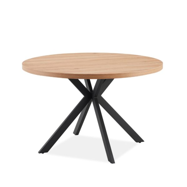 Florence Oak Round Dining Table 2