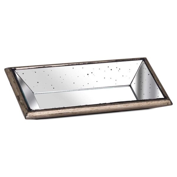 Astor Distressed Mirrored Display Tray